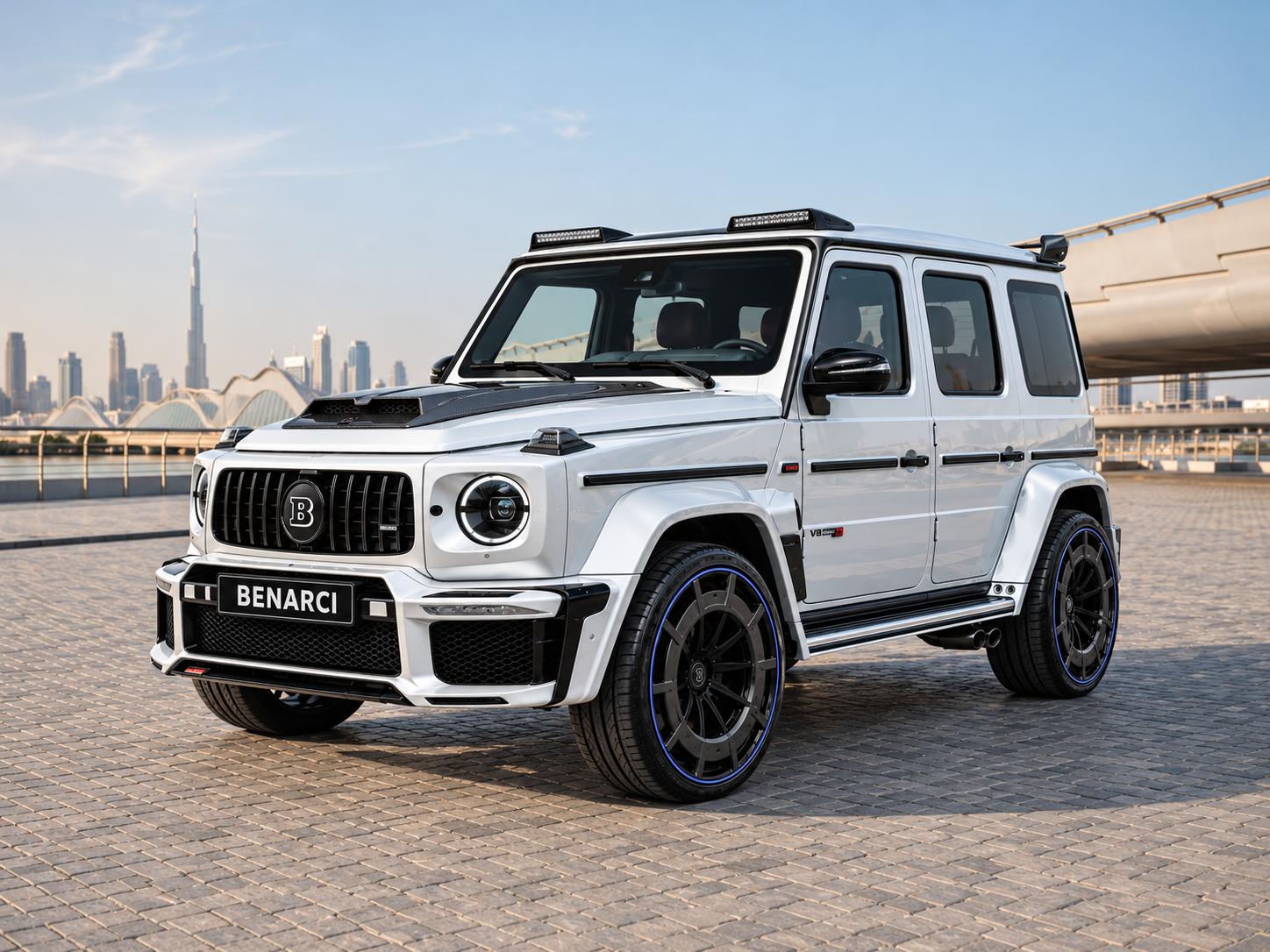 Mercedes G 800 Kit Brabus disponible à la location chez BENARCI